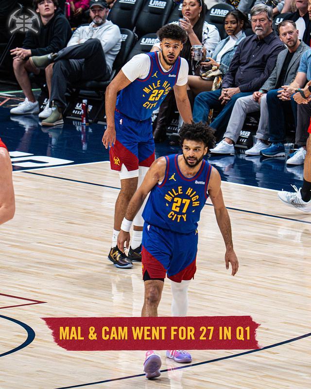 约基奇三双引领掘金大胜开拓者 终结对手3连胜